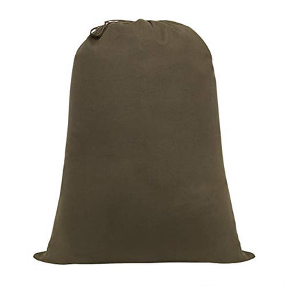 Rothco Canvas Barracks Bag – Rugged Multi-Functional Gym Travel Laundry Drawstring Sack - color: Olive Drab, size: 30" x 40"