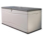 LIFETIME 60012 Extra Large Deck Box, 130 Gallon, Desert Sand/Brown - color: Desert Sand/Brown, size: 130 Gallon