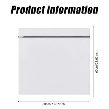 Laundry Bags Mesh Wash Bags, Lingerie Bag for Washing Delicates, White Net, 2XXL - size: 2XXL(24x24")