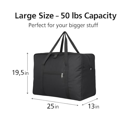 travel bag, Square Cargo Travel Duffle Bag Bolsa Maleta de Lona Cap Luggage Tote, 25x19x13, TSA Aprove, load up to 50 lb - size: 24 inch