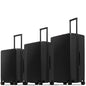 LEVEL8 Luggage Sets 3 Piece, 20 Inch Carry on, 24&28 Checked Hardshell Suitcases Set, Lightweight Luminous Textured Large Luggages with Spinner Wheels Tsa Lock, 3-Piece Set (20/24/28), Black - color: Black, size: 3-Piece Set (20/24/28)