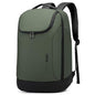 BANGE Business Commute Backpack Waterproof fit 15.6 Inch adopt in Commute,Travel Durable Backpack (Green) - color: Green(no Charge Port)