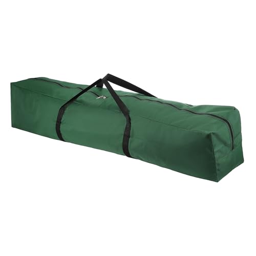 Storage Duffle Bag, Zippered Sport Camping Equipment Storage Waterproof Foldable Luggage Bag Gear with Padded Handles 53 in & Green -Fit for (Outdoor/Travel/Tent/Fishing Tripod) - color: Green, size: 53 Inch