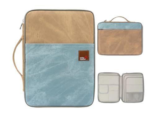 mygreen Universal Travel Gear Organizer/Electronics Accessories Bag/Document File Bag - color: Khaki and Light Blue