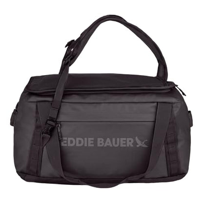 Eddie Bauer Maximus Duffel Bag 40L and 70L | Hiking | Outdoor | Travel | Lightweight | Weather-Resistant | Durable | Rugged - color: Black, size: 40L
