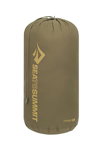 Sea to Summit Lightweight Stuff Sack, Durable Outdoor and Travel Storage - color: Olive Green, style: 30 Liter