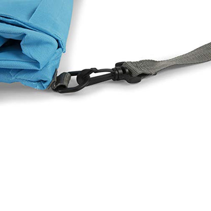 PICNIC TIME Beachcomber Portable Beach Mat - Soft Beach Lounger - Backpack Beach Chair & Tote, (Horizon Blue) - color: Horizon Blue