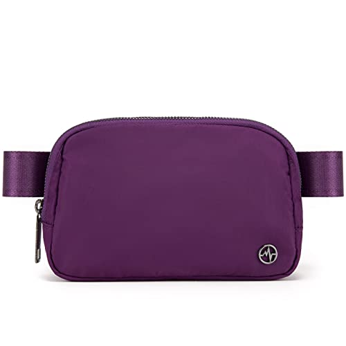 Pander Cross Body Fanny Pack for Women, Fashion Waist Packs, Crossbody Bags, Belt Bag with Adjustable Strap (Dahlia). - color: Dark Magenta
