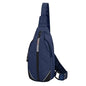 WATERFLY Mini Crossbody Sling Backpack Anti Theft Backpack for Traveling Chest Shoulder Bag - color: Dark Blue (Small)