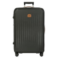 Bric's Taormina Ultra-Light Checked Luggage – Expandable Hard Shell Suitcase with TSA Lock, Anti-Tamper Zippers & 360 Spinner Mobility Wheels - 30 Inch, Olive - color: Olive, size: Checked-Large