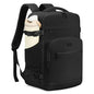 mibasies 30L Travel Backpack for Women & Men: Flight Approved Carry On Backpack, TSA Personal Item Bag with Water Bottle Pocket, Weekender Essentials Backpacks fits 15.6" Laptop - Black - color: Black, size: Large