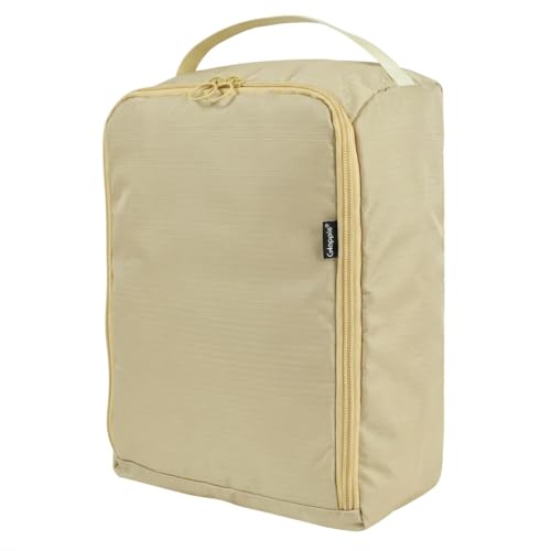Gloppie Shoe Bags for Travel - Portable Shoes Storage Bag, Shoe Pouch, Shoe Packing Cubes for Men Women - Sahara Beige - color: Sahara Sand