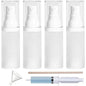 360° Angle Work - Small Spray Bottle | 1oz/30ml - Mini Spray Bottle - TSA Approved Travel Bottles | Portable Refillable Leak Proof | For Perfume Toner Hair spray Facial Moisturizing | 1oz/30ml-Pack 4 - size: 1 fl oz (4 Count)