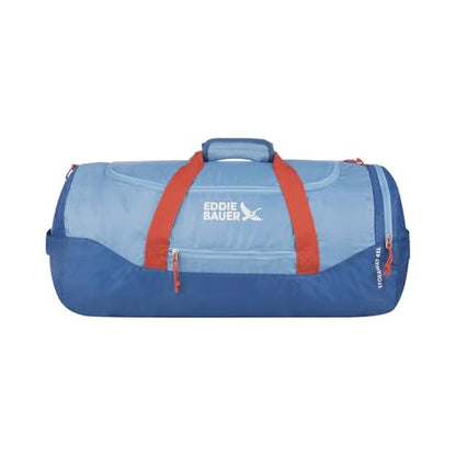 Eddie Bauer Stowaway Packable Duffel Bag | Travel | Foldable | Lightweight | Durable | Ripstop Polyester - color: Coast