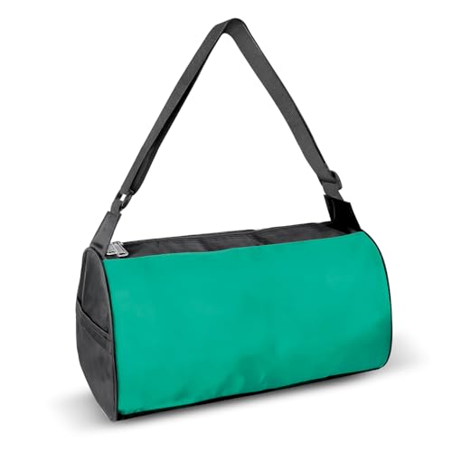 C&F BOGMOST Small Travel Duffel Bag Foldable Waterproof Gym Bag for Gym Beach Swim Bag Men Women Duffle Bag Lightweight Oxford Cloth Sports Bag-Green - color: A-Green-Small, size: 15 INCHES