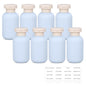 Travel Shampoo Bottle, Empty Plastic Squeeze Bottles 3.4oz with Flip Cap, Lotion Container for Toiletries - color: Blue, size: 3.4 oz