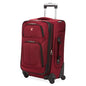 SwissGear Sion Softside Expandable Luggage – Carry-On Suitcase with 360 Degree Wheels & Retractable Handle – 21 Inch, Perfect for 1-3 Night Trips – Burgundy - color: Burgundy, size: Carry-On