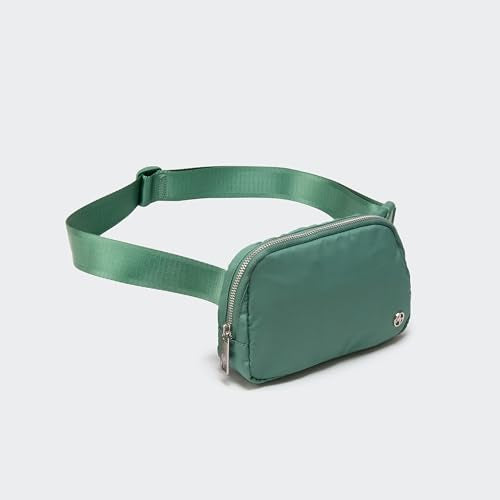 Pander Everywhere Belt Bag for Women, Fashion Waist Packs, Crossbody Bags with Adjustable Strap (Eucalyptus Green). - color: Eucalyptus Green
