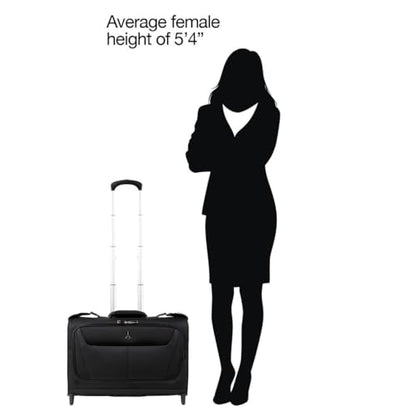 Travelpro Maxlite 5 Softside Lightweight Carry-On Upright 2 Wheel Rolling Garment Bag, 22-Inch — Black