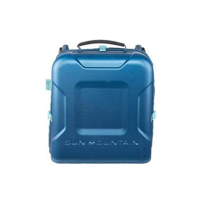Sun Mountain Kube Golf Travel Bag, 2-Wheel Rolling System-Compact Storage Case - color: Blue Spruce Waterfall