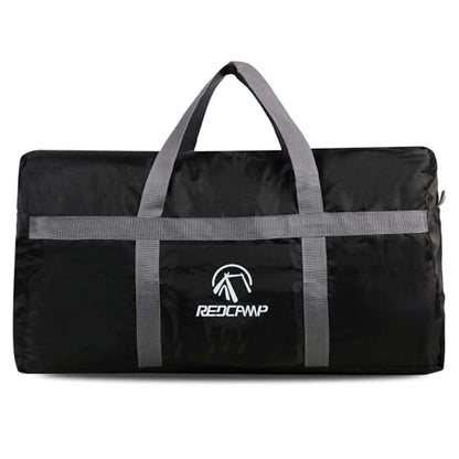 REDCAMP Foldable Travel Bag, Large Sports Bag, 75L/96L/100L, Lightweight Waterproof Tote Bag - color: 96L Black