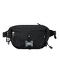 WATERFLY Lightweight Small Fanny Pack: 1.5L Mini Slim Crossbody Waist Belt Hip Bag with RFID Blocking, Anti-Theft & Water Resistant Pouch for Women Men Travel Hiking Running Walking EDC - color: Black