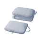 tianzong Compression Packing Cubes for Suitcases, Luggage Organizer Bags Set for Travel (2-Pack Medium, Blue) - color: 2-Pack Medium, Blue