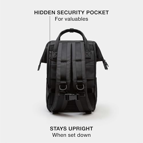 Portland Gear Cascade Compact Backpack, Weatherproof Construction, Perfect for Daily Use and Travel, Padded Laptop Sleeve and Adjustable Straps, 13.5L, Black - color: Black