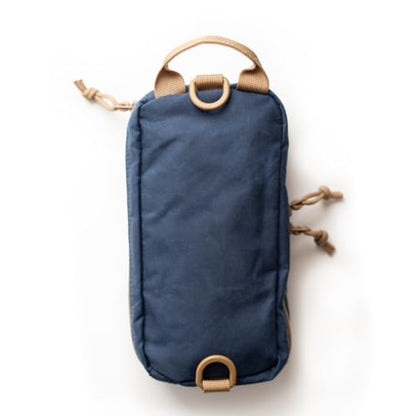 LOCHBY® Venture Pouch | Multipurpose Tactical Tool Bag | Water Resistant Waxed Canvas | Dual-Sided Zipper Pouch | for Motorcycle, Bike, EDC, Pen, Pencil, Art, Tech & Travel