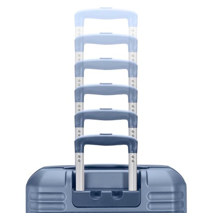American Tourister Stratum 3.0 Carry-On Spinner, Airline Approved, Durable Hardside Luggage, Expands 1.5", RightHeight™ Adjustable Handle, Elemental Blue - color: Elemental Blue, size: Carry-On