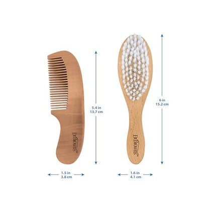 Dr. Brown's Baby Care Essentials Kit, Nail Scissors with Case, Nasal Aspirator, Cradle Cap Brush and Comb, BPA-Free - color: Essentials Care Kit, 5-piece
