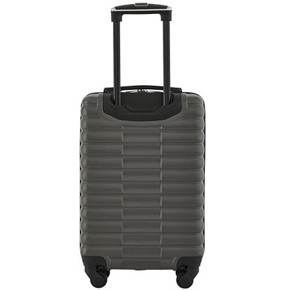 Travelers Club 22-Inch Gilroy Rolling Hardside Carry-On Luggage, Dark Dull Gray - color: Dark Dull Gray, size: 22-Inch