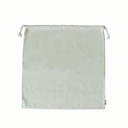 100% Cotton Canvas Travel Laundry Bag, 2-Pack - color: White, size: Small