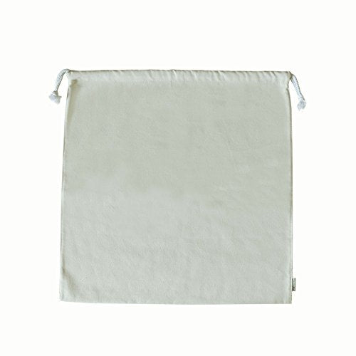 100% Cotton Canvas Travel Laundry Bag, 2-Pack - color: White, size: Small
