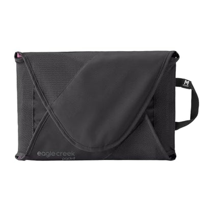 Eagle Creek Pack-It Reveal Garment Folder - Travel Garment Bag with Compression Wings to Maximize Luggage Space - Convenient Top Handle - Quick Drying Material - Black - Medium - color: Black