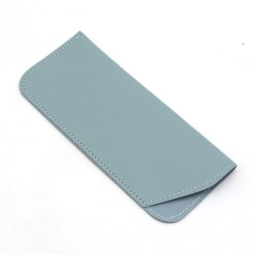 YYaaloa Soft Leather Glasses Sunglasses Cases 7x3 Inch PU Leather Travel Glasses Pouch for Women Men Kids - color: 4 Different Light Color