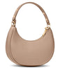 Vantamo Crescent Bags For Women with RFID Protection, Half Moon Clutch Purses for Women with Anti-Theft Clip for Extra Safety - color: Taupe