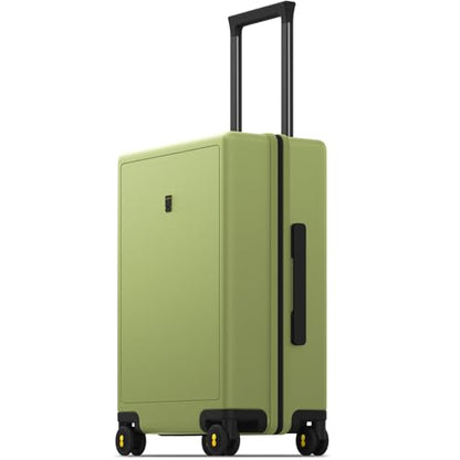 LEVEL8 Carry on Luggage Airline Approved with Spinner Wheels, Lightweight Luminous Textured Travel Bags for Women Men, Tsa Lock Cabin Suitcase, 20 Inch, Pickle Green - color: Pickle Green, size: Carry-On 20 Inch