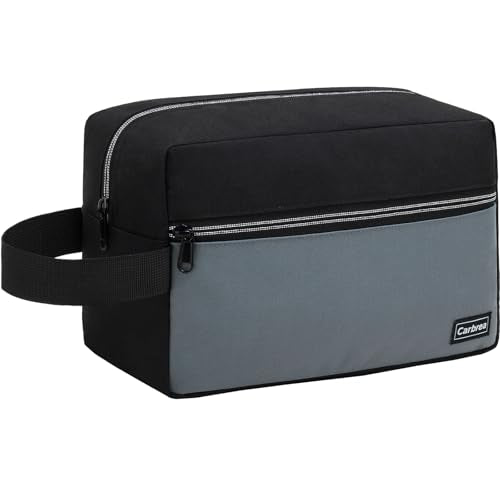 Carbrea Travel Toiletry Bag - Large Travel Bag for Toiletries, Cosmetics, Accessories, Gifts - Black - color: Black, size: Large
