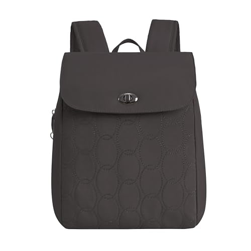 Travelon Anti-Theft Runways Compact Backpack - color: Smoke