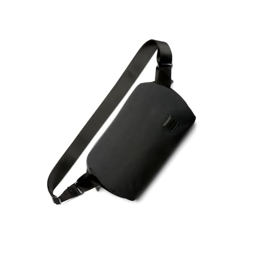 Bellroy Classic Sling (everyday 7 liter minimalist crossbody bag with internal organization, adjustable crossbody strap, and auto-compression system) - Black - color: Black