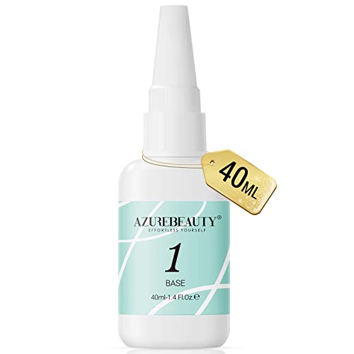 AZUREBEAUTY Dip Powder Base Coat 40ml Large Capacity Dip Base Coat for Refill Dipping Powder Liquid Set French Nail Art Manicure Beginner DIY Salon Home - color: Dip Base Coat 40ml