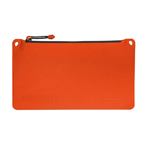 Magpul DAKA Pouch Zippered Tactical Range Tool and Gear Bag - color: Orange, size: Medium (7" x 12")