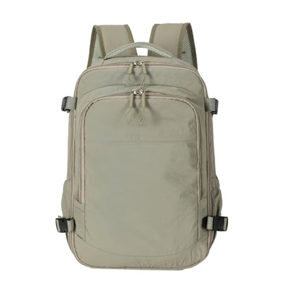 Travel Backpack For Women Men,Airline Approved Carry on Backpack,Casual Daypack for Business Travel Essentials (Green) - color: Green