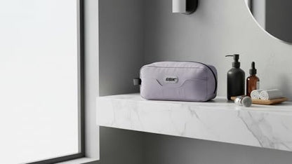 GOX Travel Toiletry Bag Dopp Kit Case for Men Multifunction Packing Organizer Pouch (Lavender purple) - color: Lavender purple