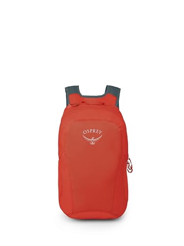 Osprey Ultralight Collapsible Stuff Pack - Lightweight, Packable Travel Backpack — Extra Bag For Travel and Every Day — 18 L Capacity Daypack to Expand Luggage, Mars Orange - color: Mars Orange