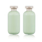 10oz Squeeze Bottles with Flip Cap, Refillable Plastic Travel Bottles for Creams, Lotion, Shampoo, Conditioner (2 Pcs) - color: Green, size: 300ml/10 oz