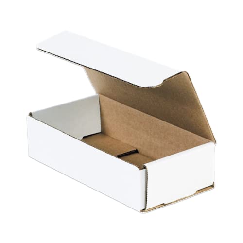 BOX USA Mailer Boxes Small 8"L x 4"W x 2"H 50-Pack - Corrugated Cardboard Box for Shipping, Moving, Mailing, Packing, Packaging and Storage - size: 8x4x2