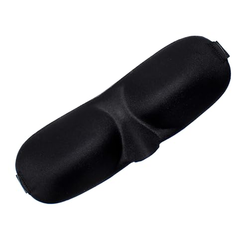 Wild Essentials® Sweet Dreams™ Comfortable & Contoured Sleep Mask Kit with Carry Pouch and Moldex® Ear Plugs, Travel Set, Gift - color: Black