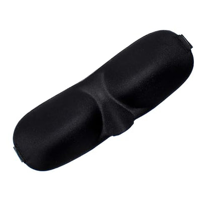 Wild Essentials® Sweet Dreams™ Comfortable & Contoured Sleep Mask Kit with Carry Pouch and Moldex® Ear Plugs, Travel Set, Gift - color: Black